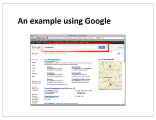 An	
  example	
  using	
  Google

 