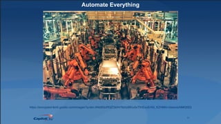 11
Automate Everything
https://encrypted-tbn0.gstatic.com/images?q=tbn:ANd9GcRQZ7jklHi78z0zBEiu0xTfihEouErN3_KZHBKl-n5esoduNMQtSQ
 