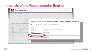© 2014 MapR Technologies 56
Internals of the Recommender Engine
56
 