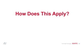 © 2014 MapR Technologies 60
How Does This Apply?
 