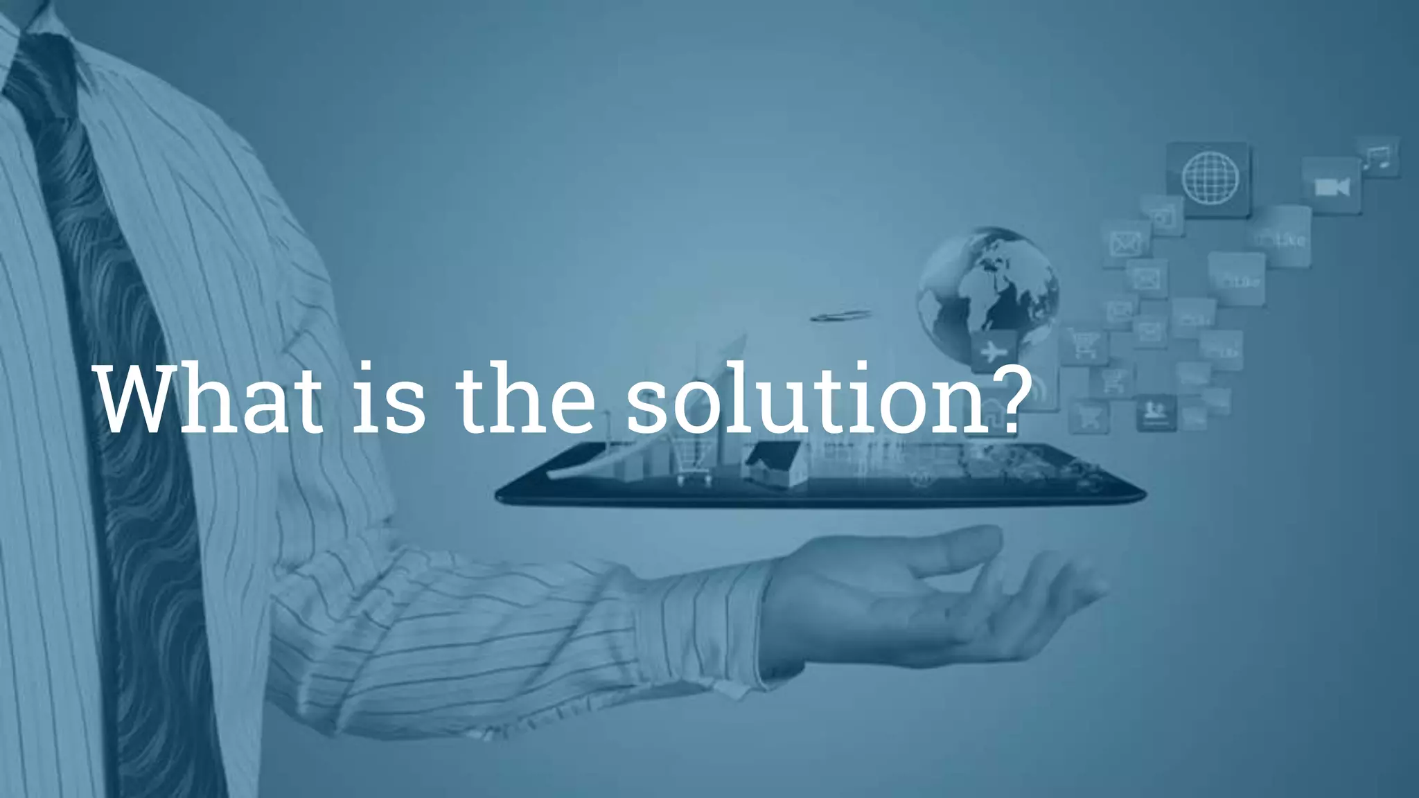 What is the solution?
 