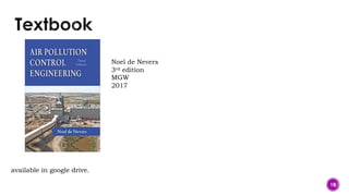 Air Pollution Control Processes Slide for ENVIRONMENTAL Engineering | PDF