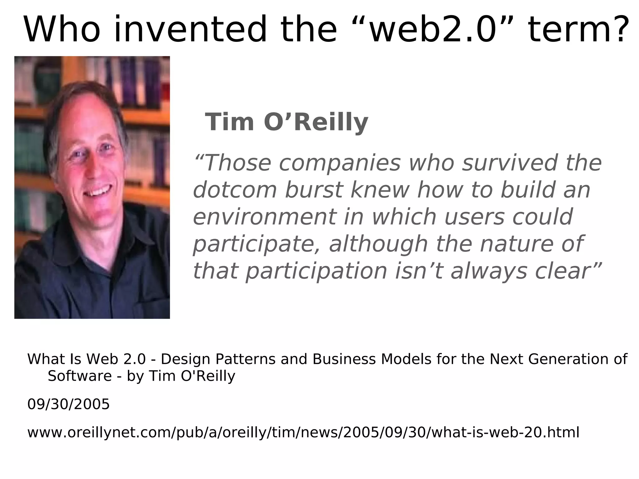 Web2.0: from "I know nothing" to "I know something" in 2 hours (what?!?)