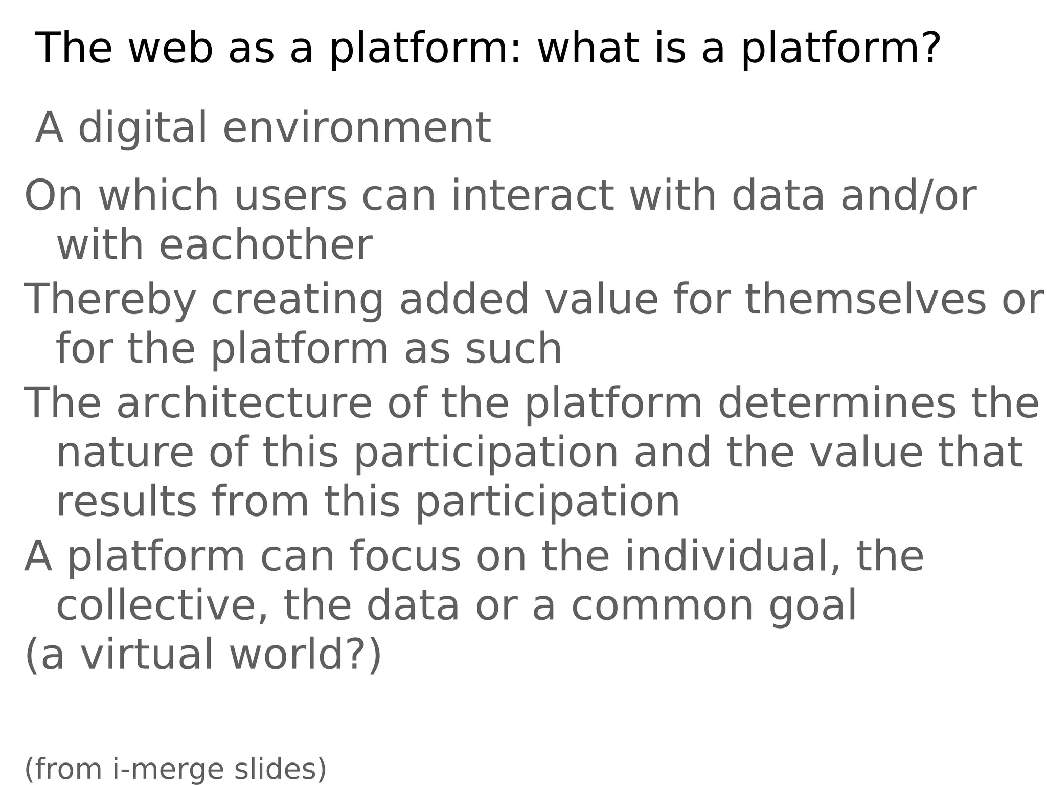Web2.0: from "I know nothing" to "I know something" in 2 hours (what?!?)