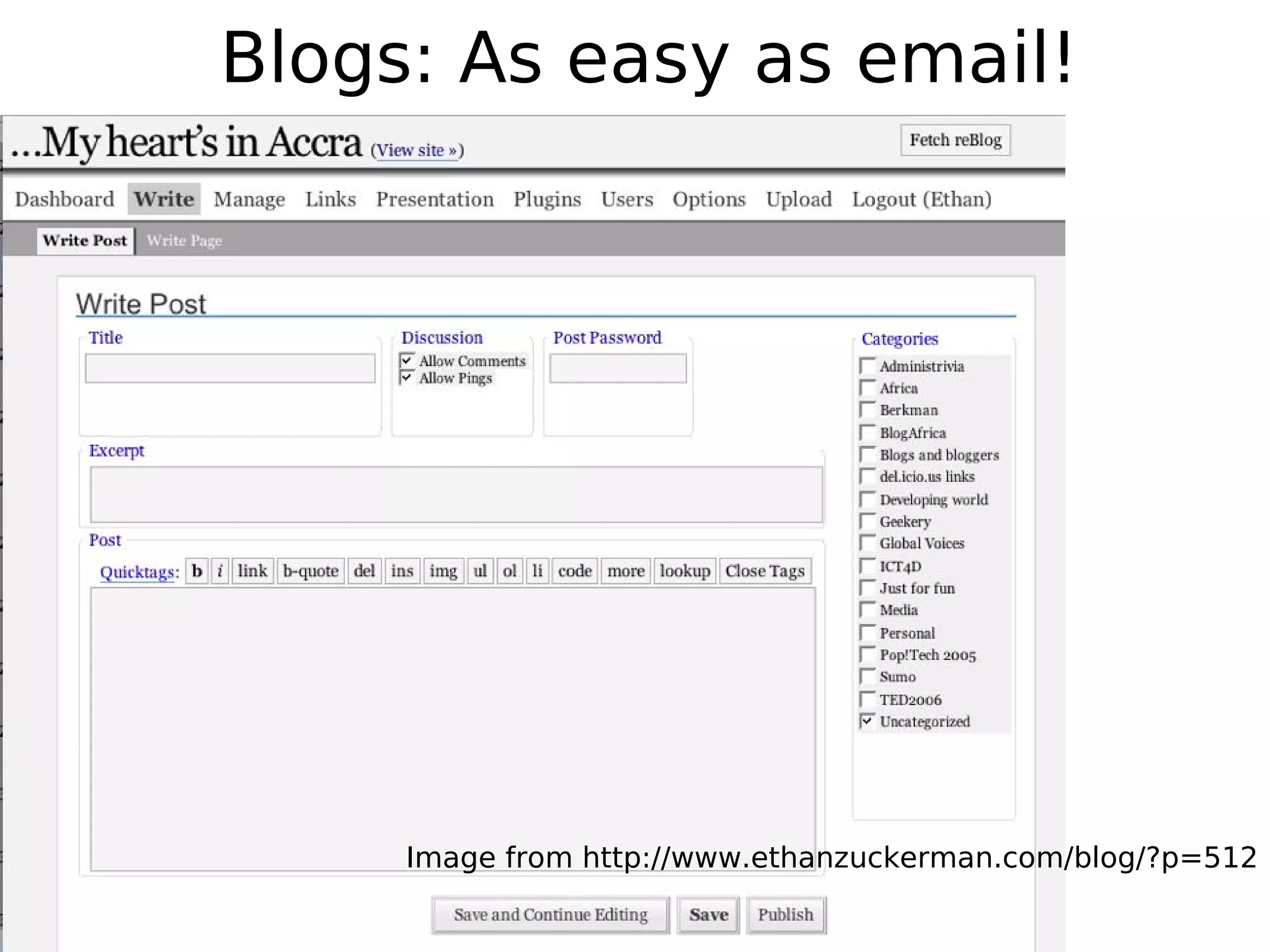 Web2.0: from "I know nothing" to "I know something" in 2 hours (what?!?)