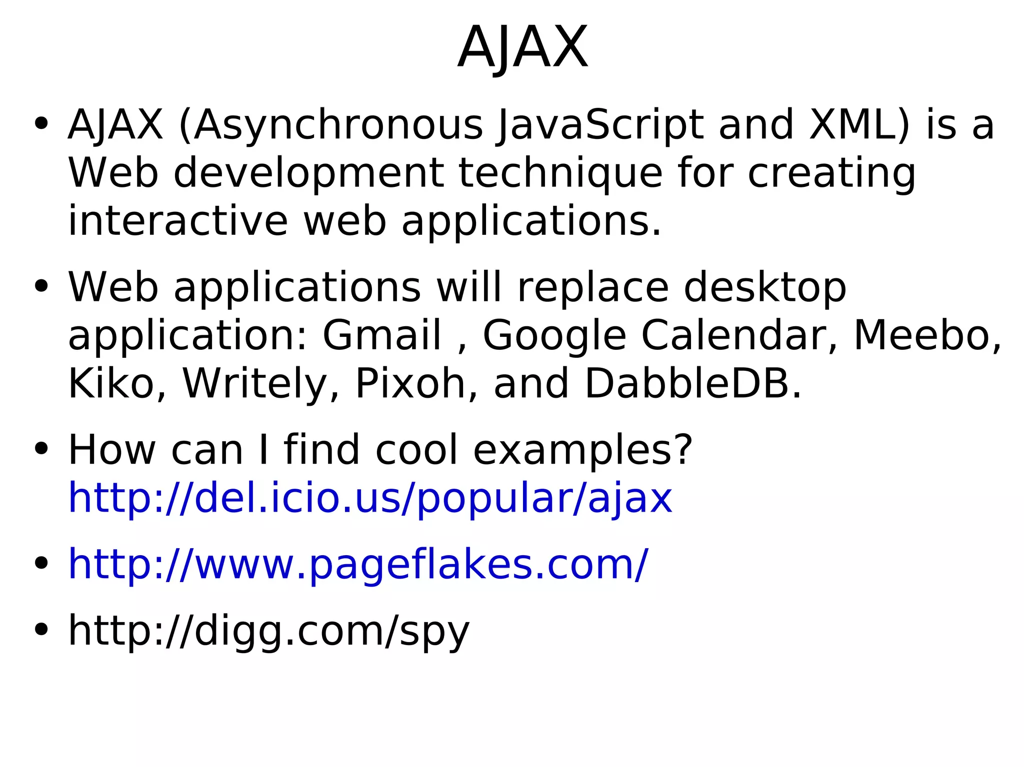 Web2.0: from "I know nothing" to "I know something" in 2 hours (what?!?)