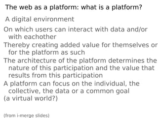 Web2.0: from "I know nothing" to "I know something" in 2 hours (what?!?)