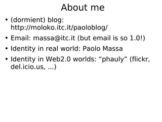 Web2.0: from "I know nothing" to "I know something" in 2 hours (what?!?)