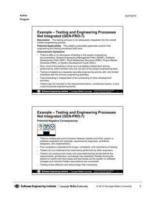 Common System and Software Testing Pitfalls | PDF