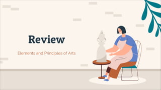 Review
Elements and Principles of Arts
 