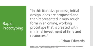 Overview of Rapid Prototyping ID Model | PPT