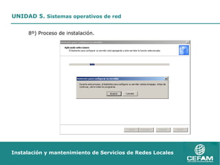 8º) Proceso de instalación. 