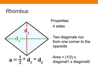 RhombusProperties:4 sides