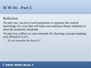 ICW #4 – Part 2 ,[object Object],[object Object],[object Object],[object Object]