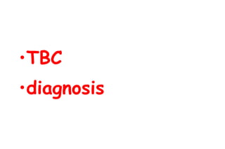 TBC diagnosis 