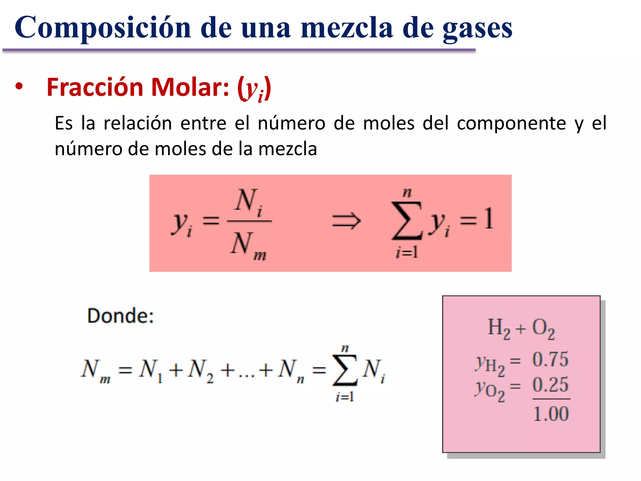 Mezcla de gases -termodinamica | PDF