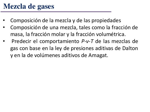 MEZCLA DE GASES