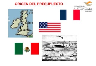 ORIGEN DEL PRESUPUESTO
 