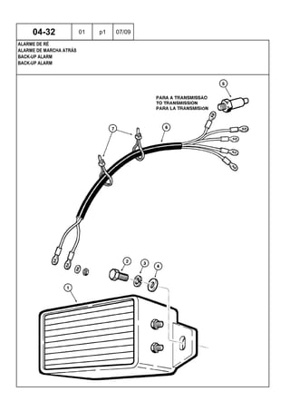 BACK-UP ALARM
BACK-UP ALARM
ALARME DE MARCHA ATRÁS
04-32 01 p1 07/09
ALARME DE RÉ
 