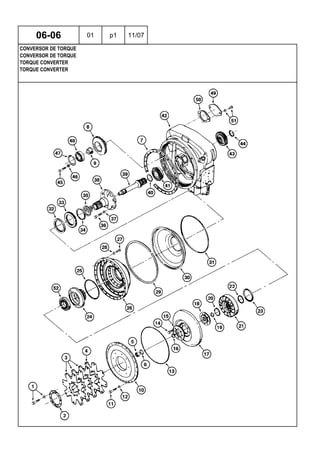 TORQUE CONVERTER
TORQUE CONVERTER
CONVERSOR DE TORQUE
06-06 01 p1 11/07
CONVERSOR DE TORQUE
 