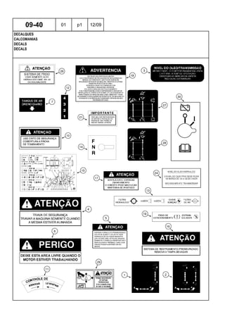 DECALS
DECALS
CALCOMANIAS
09-40 01 p1 12/09
DECALQUES
 