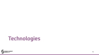 Technologies
13
 