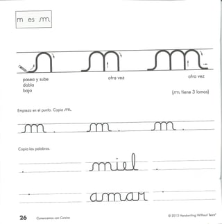 W2 comencemos con cursiva