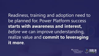 Ideas & Inspiration: Getting Started & Driving Success With Power Platform At Scale EPPC23
