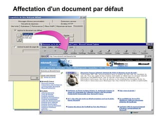 Affectation d'un document par défaut
 