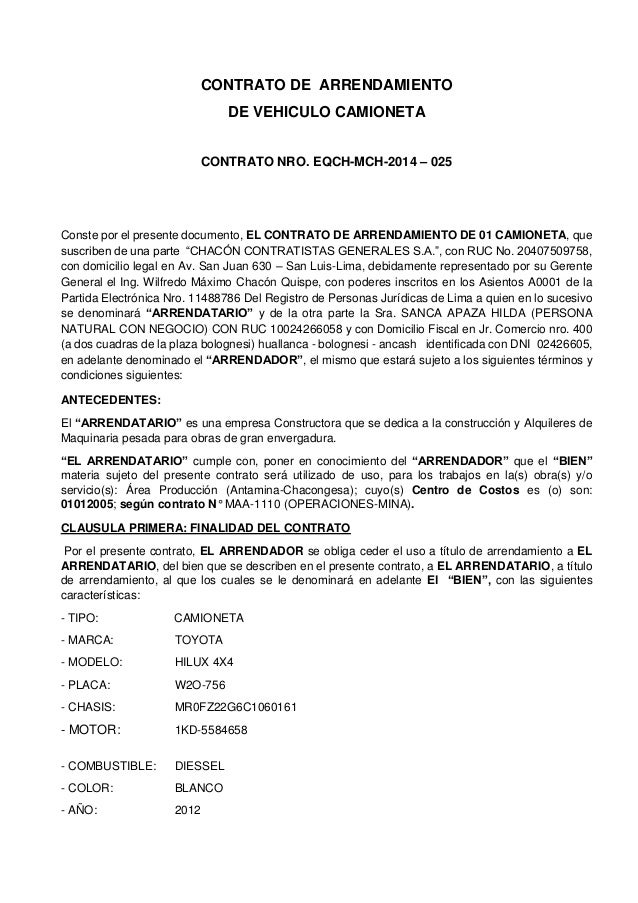 Addendum a contrato de arrendamiento