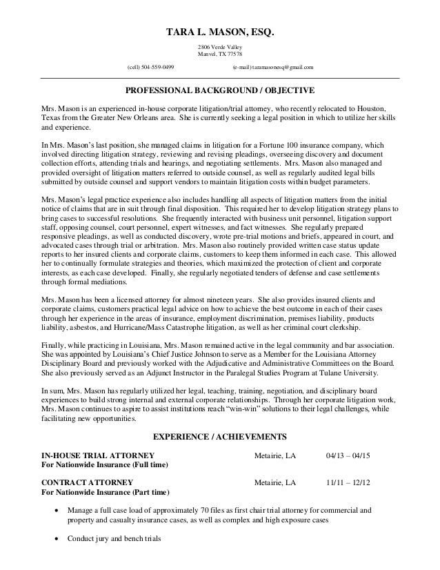 tara masons resume as of 8 19 15 mason resume