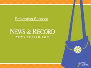 Presenting Sponsor
 
