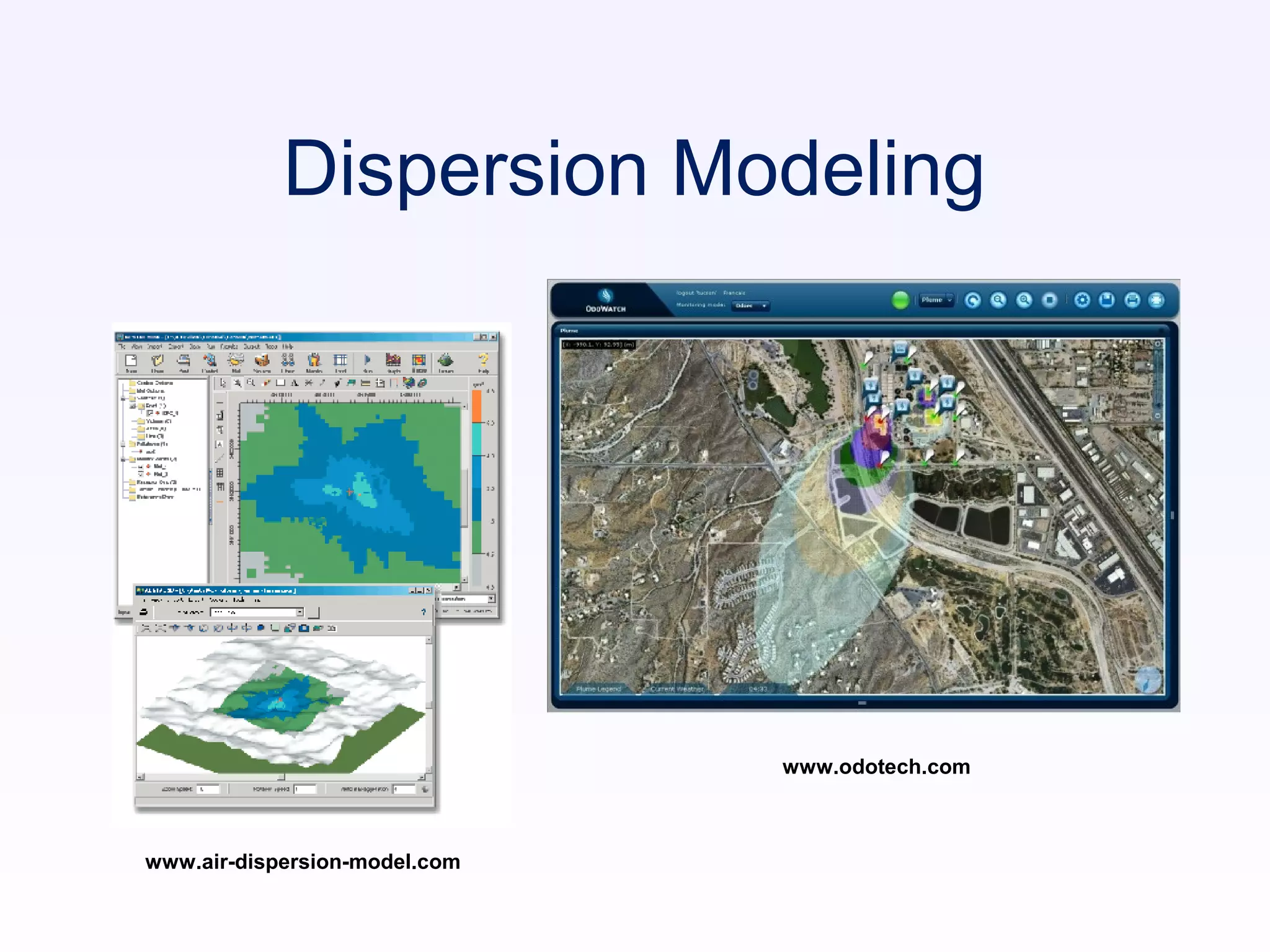 Dispersion Modeling
www.air-dispersion-model.com
www.odotech.com
 