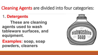 Cleaners Example Technology and Livelihood Education Home Economics: Cookery | PPTX