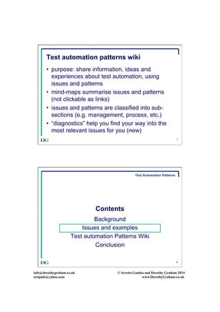Test Automation Patterns | PDF
