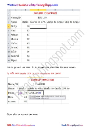 োরপর ঴ূত্র প঱খা শুরু করুন। টবঃ দ্রঃ ঴ব঴ময় ির্ম জক্নর নম্বর টনক্য় কাজ করক্বন।
 অটম ির্ক্ম Marks পর্ক্ক GPA পে conversion কক্র পেখাক্বা
টনক্চর ছটবর মে ঴ূত্র প঱খা পল঳ করুন
hiractg.blogspot.com
 