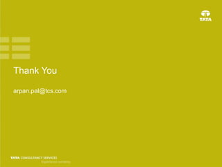Thank You
arpan.pal@tcs.com
 