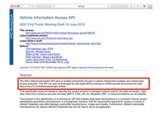 03/11/15 17:05
03/11/15 17:07
W3C/DFKI Automotive Workshop 2015
 