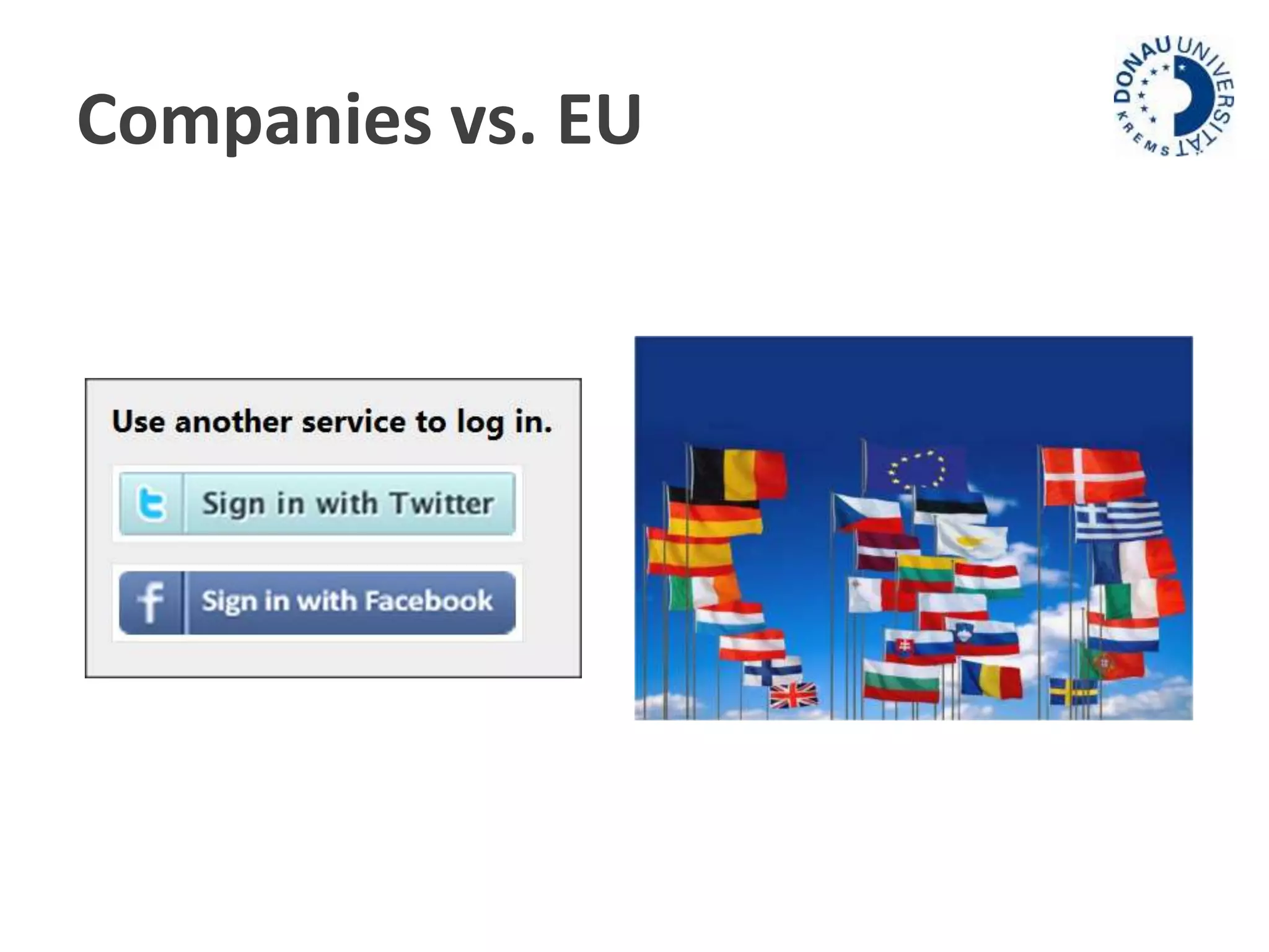 Companies vs. EU 
 