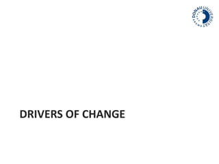 DRIVERS OF CHANGE 
 