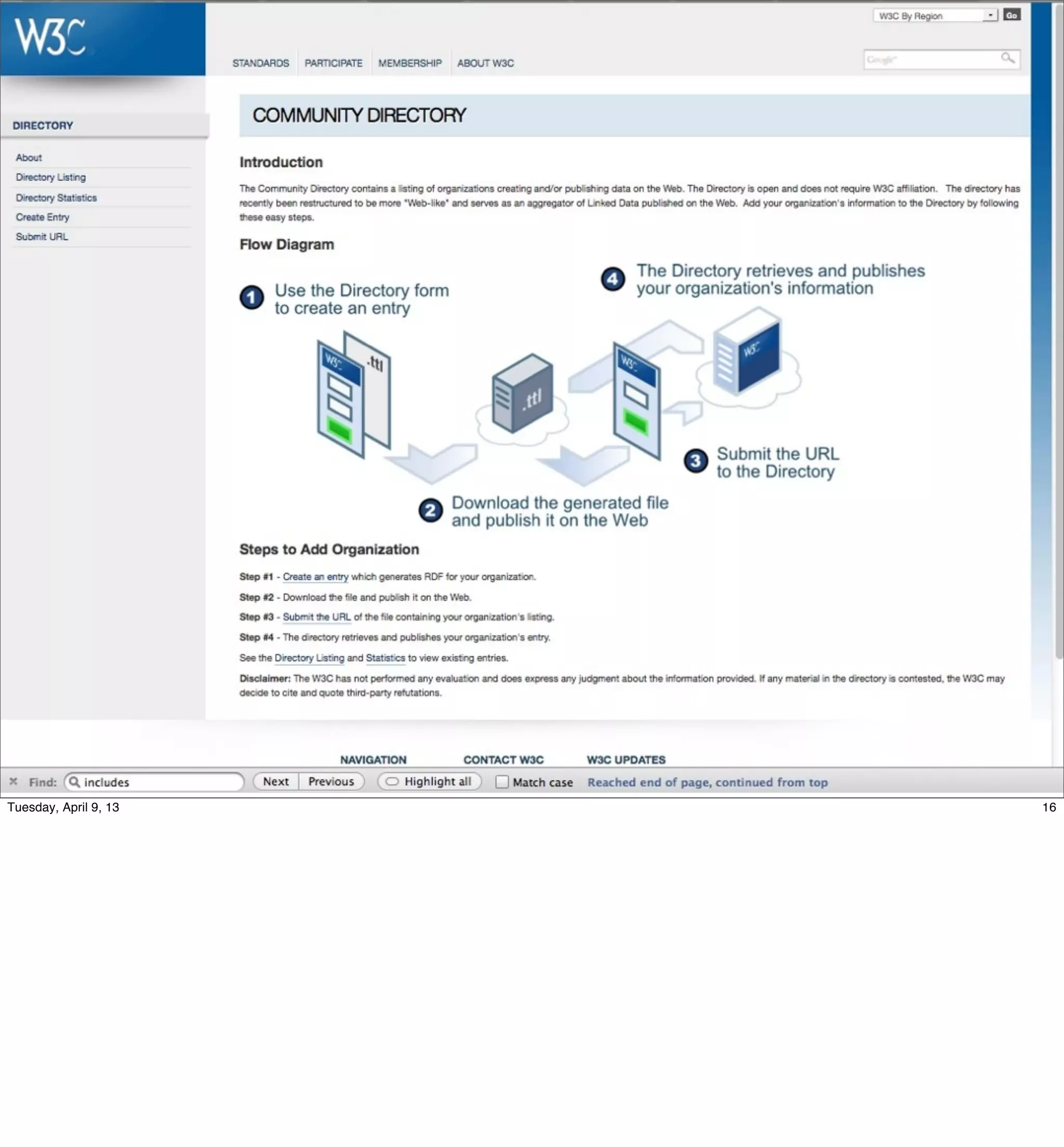 Tuesday, April 9, 13   16
 