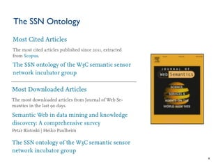 The SSN Ontology
4
 