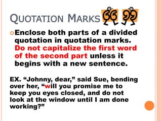 PUNCTUATION MARKS PART 2 | PPTX