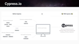Cypress.io
 