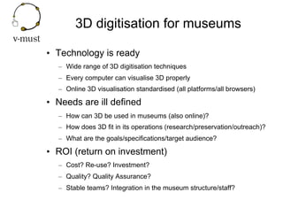 Strategy for Optimal Documentation of Museum Objects