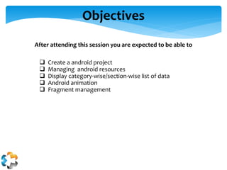 Android Create Activity Slide Overview Android apps development | PPTX