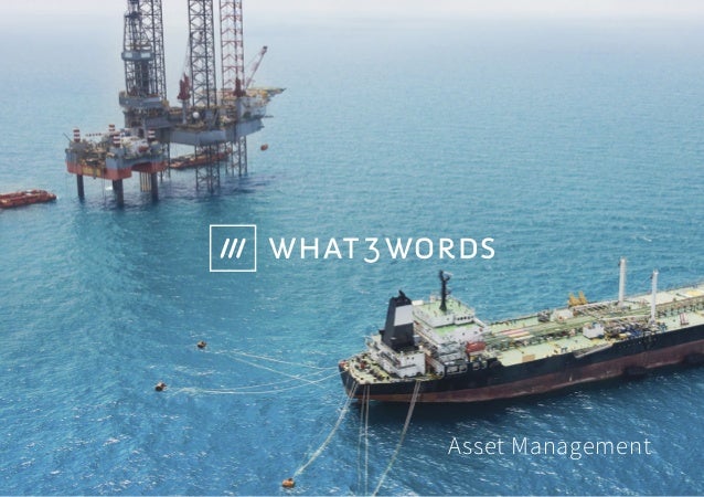 what3words brochure | Asset Management Slide 1