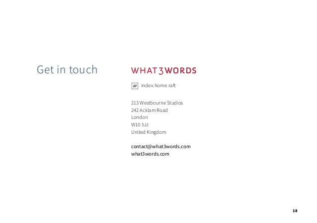what3words brochure | Asset Management Slide 18