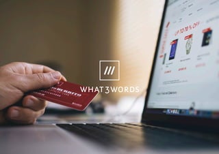 what3words brochure | E-Commerce