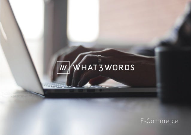 what3words brochure | E-Commerce Slide 1